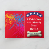 Carte d'anniversaire "Make Bassets Great Again" (Intérieur)