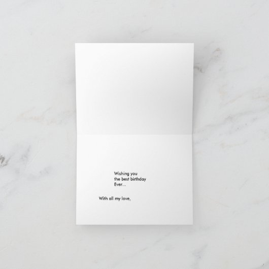 Carte d'anniversaire Malamute en Alaska (Intérieur)