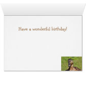 Carte d'anniversaire Mallard Duck Nature (Intérieur Horizontal (Bas))