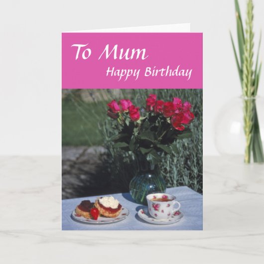 Carte d'anniversaire maman (Devant)
