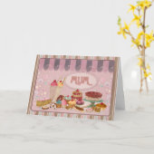 Carte d'anniversaire maman (Fleur jaune)