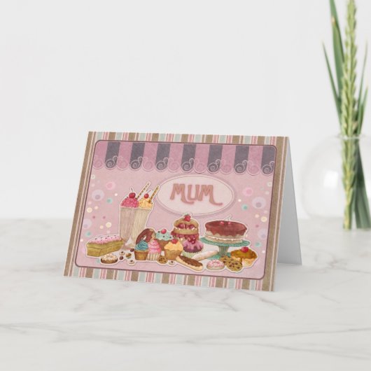 Carte d'anniversaire maman (Devant)