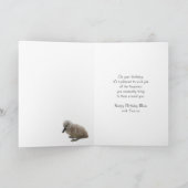 Carte d'anniversaire maman - Swans (Intérieur)