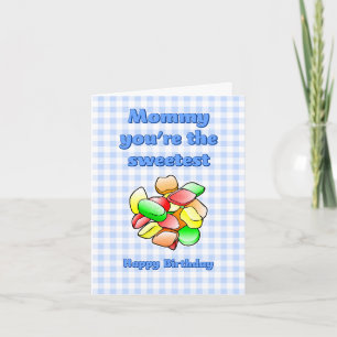 Carte d'anniversaire 'Maman, tu es le Chewing-gum