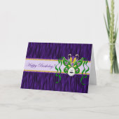 Carte d'anniversaire Mardi Gras (Devant)