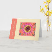Carte d'anniversaire Marguerite (Fleur jaune)
