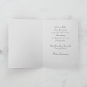 Carte d'anniversaire mariage avec poème (Intérieur)