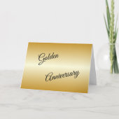Carte d'anniversaire Mariage d'or (Devant)