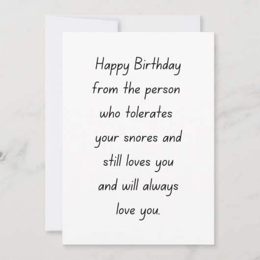 Carte d'anniversaire marie amusante (Devant)