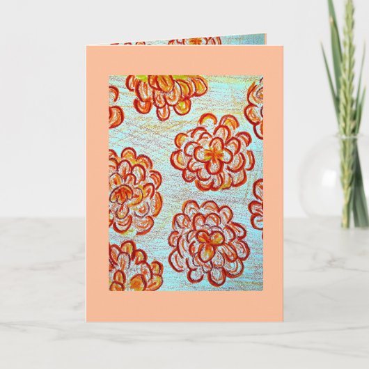 Carte d'anniversaire Marigolds (Devant)