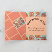 Carte d'anniversaire Marigolds (Intérieur)