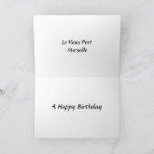Carte d'anniversaire - Marseille (Intérieur)