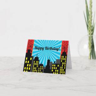 Carte d'anniversaire Marvel