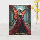 Carte d'anniversaire Mascarade Royale (Fleur jaune)