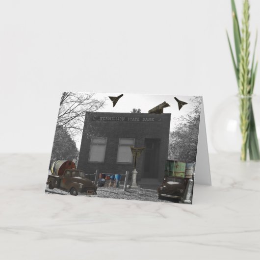 Carte d'anniversaire "Material World" (Devant)