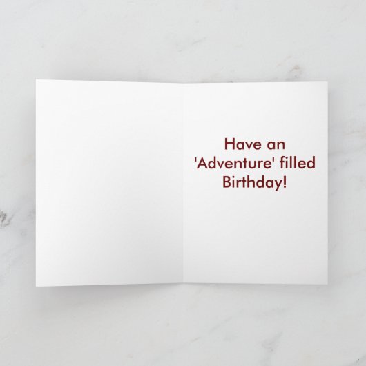 Carte d'anniversaire maximum (Intérieur)