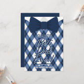 Carte d'anniversaire Meilleur papa Fête des pères (Devant/Arrière en situation)