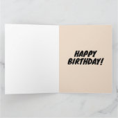 CARTE D'ANNIVERSAIRE MEILLEUR PÈRE DE CHAT DE TOUS (Intérieur)