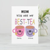 Carte d'anniversaire Meilleure-Thé Maman (Debout devant)