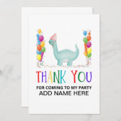 Carte d'anniversaire Merci (Devant / Derrière)