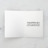 Carte d'anniversaire mère, maman (Intérieur)