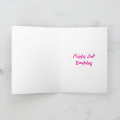 Carte d'anniversaire Mermaid pour fille n'importe (Intérieur)