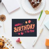 carte d'anniversaire - message d'anniversaire impr