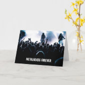 Carte d'anniversaire Metalheads Forever Heaved Met (Fleur jaune)