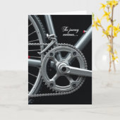 Carte d'anniversaire Metallic Journey (Fleur jaune)