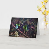 Carte d'anniversaire "Middle - Mermaid Dwelling" (Fleur jaune)