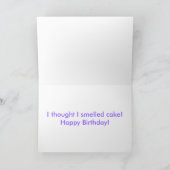 Carte d'anniversaire mignonne (Intérieur)