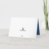 Carte d'anniversaire mignonne avec Basset Hound et (Dos)