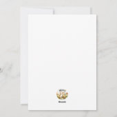 Carte d'anniversaire mignonne avec chat (Dos)