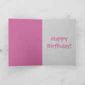 Carte d'anniversaire mignonne avec chat offrant de (Intérieur)