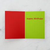 Carte d'anniversaire mignonne avec Motifs & Chouet (Intérieur)