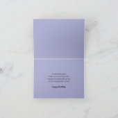 Carte d'anniversaire mignonne de Yorkie (Intérieur)