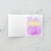 Carte d'anniversaire mignonne d'hippopotame (Intérieur)