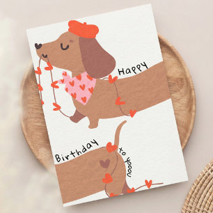 Carte d'anniversaire mignonne et drôle pour les am