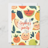 Carte d'anniversaire mignonne Kawaii pour 3 ans (Devant)