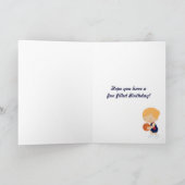 Carte d'anniversaire mignonne personnalisée de (Intérieur)