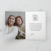 Carte d'anniversaire minimaliste aquarelle pour be (Intérieur)