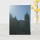 Carte d'anniversaire "Minneapolis Clock Tower" (Fleur jaune)