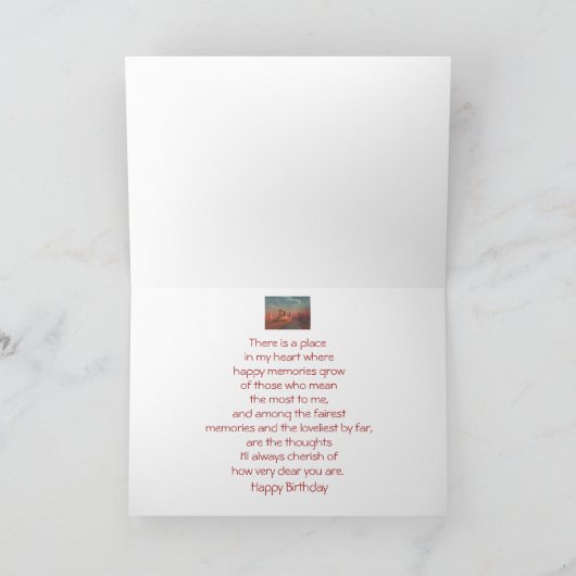 CARTE D'ANNIVERSAIRE MIRAGE (Intérieur)