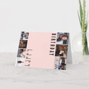 Carte d'anniversaire Modèle personnalisable