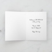 Carte d'anniversaire moderne du 60e Mariage (Intérieur)