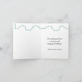 Carte d'anniversaire moderne et brillante personna (Intérieur)