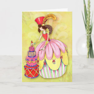 Carte d'anniversaire moderne et chic