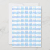 Carte d'anniversaire moderne Joyeux 2U Design (Dos)