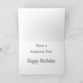 Carte d'anniversaire moderne motif pointillé (Intérieur)