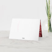 Carte d'anniversaire moderne rose Roses Floral 40e (Dos)